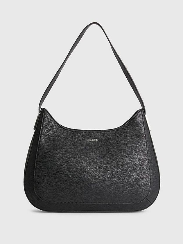 Calvin Klein USA Recycled Hobo Womens Bag Black 5381490-YV